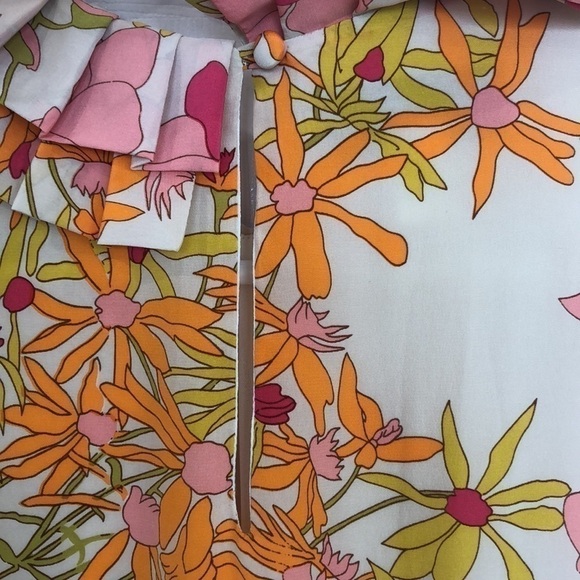 sara Campbell silk dress floral print fully lined - Picture 8 of 10